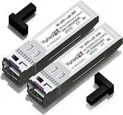 YunvoFib 10Gbps Bi-Directional 1330nm-Tx/1270nm-Rx and 1270nm-Tx/1330nm-Rx LC 20km SFP+ Optical Transceiver(LRA+LRB)