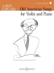Aaron Copland Old American Songs Violin Piano Sheet Music Book Play-Along Audio