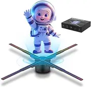 3D Hologram Fan, 52cm 3D Hologram Fan Projector WiFi LED Sign Advertising Logo Light 3D Holographic Fan Display for Store, Bar, Events, Trade Shows, Parties