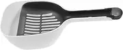 HOMOBABE 1 Set Detachable Cat Litter Scoop Portable Poop Scooper for Efficient Cleaning Durable Reliable Cat Waste Management Tool for Pet Owners Grey