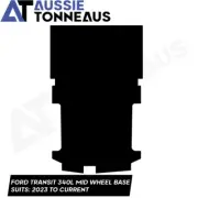 Rubber Van Cargo Area Mat for Ford Transit 340L Mid Wheel Base (2023- Current) (for: Ford)