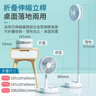 P90 折疊風扇 旗艦版 充電風扇USB 迷你USB電風扇 超靜音風扇 USB風扇 小型風扇 落地扇 現貨 廠商直送