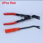 Clip Remover Tool - 2-Piece Pliers Set - Fastener Removal Tool Auto For Cars