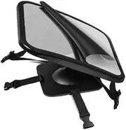 GAXIRE 360Degree Adjustable Car Mirror Easy Install Rearview Safety Mirror for Backseat Durable Design for Safe Driving with View of Boy Girl