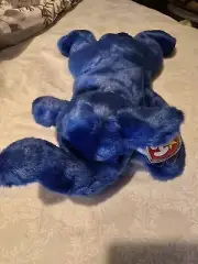 Ty Beanie Buddy ROYAL BLUE PEANUT the Elephant 15" Beanbag Plush Toy