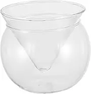 SHOWERORO 5 Pcs Chic Cocktail Cup Set Martini Glasses Chiller Stemless Margarita Glasses for Bar Wedding Party