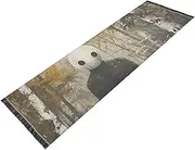 PDZRMY Spirit Abstruct Autumn Forest Washable Runner Rug 2’ x 6’ Non-Slip Kitchen Runner Rug for Hallways Entryway Bedroom Living Room Floor Carpet Runner- Soft Thin Mat for Family Pet