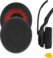 Geekria QuickFit Replacement Ear Pads for Jabra Evolve2 55, 55MS, 55UC, 55USB Wireless Headphones Ear Cushions, Repair Parts (Black)