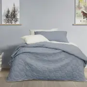 Jelly Bean Kids Bolston Single/double Bed Coverlet Set Pale Blue