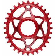 absoluteBLACK Oval Boost Chainring for Race Face. Red