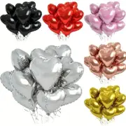Heart-shaped Aluminum Film Balloon Set For Party,Room & Wedding Decoration