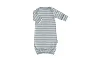 Woolbabe: Merino/Organic Cotton Gown - Tide (Newborn)