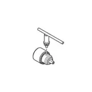 Original Bosch Part # 1608571080 KEY CHUCK