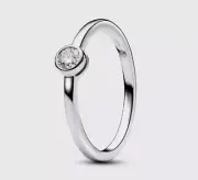 NEW Pandora Era Bezel Sterling Silver Lab-Grown Diamond Ring Size 6 192894C01