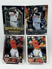 2023 Topps Chrome Update ADLEY RUTSCHMAN Rookie RC 4 Card Lot Bowman Platinum