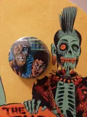EC COMICS horror 2 - 1/4 magnetic button bottle opener quicksand zombie