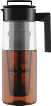 Takeya Premium Quality Iced Tea Maker with Patented Flash Chill 2 qt, Black