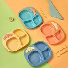 Long-lasting Cutlery for Kids Cutlery Separating Meat Radish Compartment Cutlery
