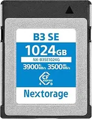 Japanese Manufacturer CFexpress 4.0 Type B 1024GB Memory Card Max Read Speed 3900MB/s Max Write Speed 3500MB/s NX-B3SE1024G CF express 4.0 typeb 1TB NEKSTORAGE