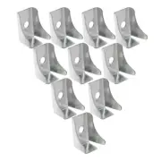 10 Pcs File Cabinet Accessories Clips for Cupboard Shelves Shelf Supports Metal