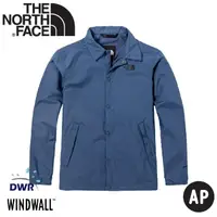 在飛比找momo購物網優惠-【The North Face】男 防風防水外套《靛藍》4U