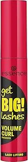 essence get BIG! Lashes Volume Curl Mascara, Mascara, Eyelash Lifting, Black, Swinging, Defining, Extensive, Volume-Burning, Vegan, Fragrance-Free (12 ml)