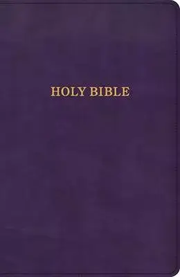 KJV Thinline Bible, Purple Leathertouch