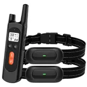 Dog Shock Collar with Remote Control Training Device Waterproof with 3 Training Modes, Security Lock, Rechargeable e-Collar for All Breeds, Sizes Dogs