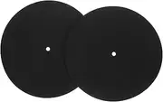 Garneck 2 Pcs Turntable Mat Set - Felt Record Player Mats for Safe and Stable Playback - Ideal for Home Use and Protecting Your Vinyl Records