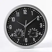 Garden Clocks Outdoor Waterproof, 14 Inches Silent Clock Outdoor Clocks for The Garden Wall Mounted Weatherproof Life Outside Clock Indoor Outdoor Decoration Clock B