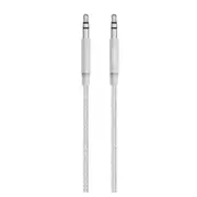 Belkin MIXITUP 3.5mm Audio Cable - 1.2m - Silver Metallic [AV10164BT04-SLV]