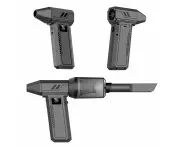 Hair Dryers Elosung Black 130000 Turn Compact Handheld Air Blower And Vacuum Cleaner With Dual Functionality