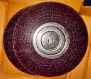 Two WEILER 8” Encapsulated Crimped Wire Wheel 5/8” Arbor Hole 35135 TWO WHEELS