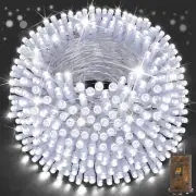 397FT 1000 LED Christmas String Lights Outdoor with 8 Modes Timer Memory Func...