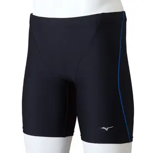 MIZUNO SWIM BASIC 男泳褲 素色線條 四角泳褲 長版泳褲 游泳褲 N2MBAA11 23FWO 樂買網