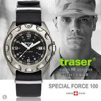 在飛比找PChome商店街優惠-Traser Special Force 100 軍錶(尼龍