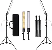 GSKAIWEN 24w 3200-5500K Dimmable LED Photography Light with Tripod and Bag Kit for Camera Video Studio YouTube Still Life Shooting
