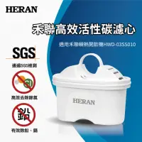 在飛比找momo購物網優惠-【HERAN 禾聯】瞬熱濾淨飲水機 1入高效活性碳濾心適用H