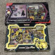 Pokemon TCG Cynthias Garchchomp & Zeraora VMAX & VSTAR Battle Box (Set of 2)