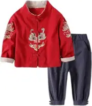 Children's Hanfu Suits, Spring/Autumn Boys` & Girls Chinese Traditional 11034