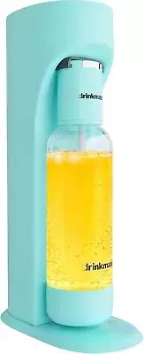 DrinkMate OmniFizz Sparkling Water and Soda Maker, Carbonates Any Drink Witho...