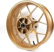 Gold Rear Wheel Rim Compatible with Honda CBR1000RR 2004-2016, Bearing included, Motorcycle Replacement Accessories Parts