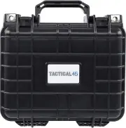 Plastic Case with Foam Black Hard Carrying Case 10.6 X 9.7 X 6.9-Inch Padded Cas
