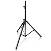 Pyle Universal Speaker Tripod Stand Mount - 6' Sound Equipment Holder Height Adjustable Up to 70 Inches For Speakers w/ 35mm Compatible Insert Perfect for Home, On Stage or In Studio Use