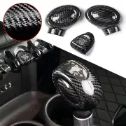 Carbon Fiber Gear Shift Knob Engine Button Cover For Mini Cooper F54 F55 F56 F57 (for: Mini)