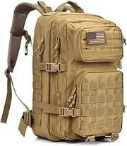 REEBOW GEAR Military Tactical Backpack Large Army 3 Day Assault Pack Molle Bag Backpacks Rucksacks for Outdoor Hiking Camping Trekking Hunting
