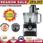 2L Vegetable Chopper Food Processor Home Blender Slicer Grater Extra Wide Chute