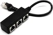 AsrMyjcx 3-Port Hub Gigabit Ethernet LAN/Network Adapter 100MBPS