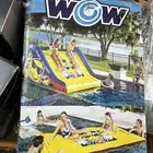 Wow Sports NEW LARGE Floating Slide Island Water Playground Walkway Pool Lake