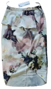 COOPER ST skirt..Size 10..BNWT.."White Orchid Skirt"..Australian design